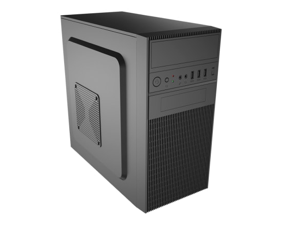 Frisby FC-2805B 550W Mini Tower Kasa - Siyah, 550W Güç Kaynağı, Micro ATX/ATX, Hava Akışı, Kompakt Oyuncu Kasası