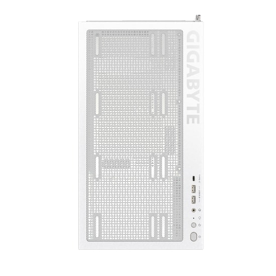 GIGABYTE C500 Panoramic Stealth Ice (GB-C500PI-ST) Beyaz ATX Kasa - 4x ARGB Fan, Temperli Cam, Optimize Hava Akışı
