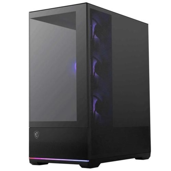 MSI MAG PANO 110R PZ Siyah ATX Oyuncu Kasası - 4x120mm ARGB Fan, 270 Panorama, USB 3.2 Gen 1, Hava Akışı Optimizasyonu