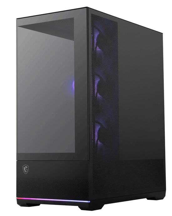 MSI MAG PANO 110R PZ Siyah ATX Oyuncu Kasası - 4x120mm ARGB Fan, 270 Panorama, USB 3.2 Gen 1, Hava Akışı Optimizasyonu