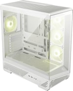 MSI MAG PANO 130R PZ Beyaz ATX Gaming Kasa: Panoramik Cam, 4x120mm ARGB Fan, Ters Fanlı, Mükemmel Hava Akışı