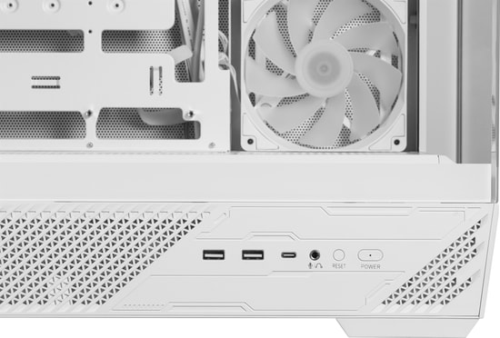 MSI MAG PANO 130R PZ Beyaz ATX Gaming Kasa: Panoramik Cam, 4x120mm ARGB Fan, Ters Fanlı, Mükemmel Hava Akışı