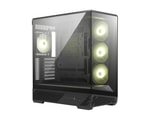MSI MAG PANO 130R PZ Siyah ATX Panoramik Gaming Kasa - Temperli Cam, 4x120mm ARGB Fan, 3x2.5" & 2x3.5" Yuva