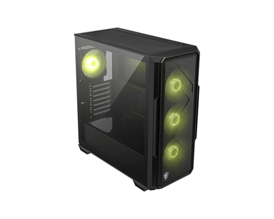 MSI MAG Forge 340R Airflow Siyah ATX Oyuncu Kasası - Temperli Cam, 4x120mm ARGB Fan, 390mm GPU Desteği, Mesh Ön Panel