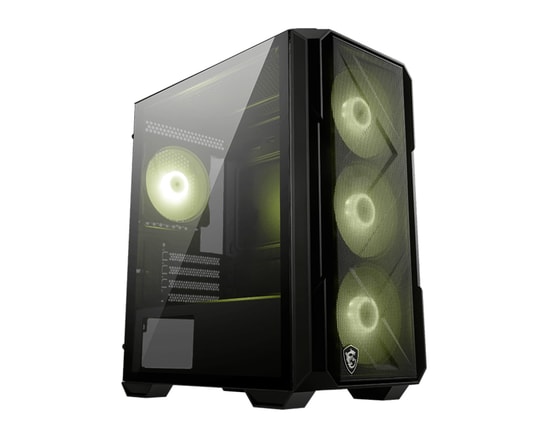 MSI MAG Forge M120R Airflow Temperli Camlı ARGB Micro ATX Gaming Kasa - 4x12cm Fan, Mesh Ön Panel, 30cm GPU Destekli