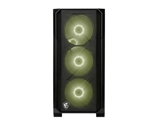 MSI MAG Forge M120R Airflow Temperli Camlı ARGB Micro ATX Gaming Kasa - 4x12cm Fan, Mesh Ön Panel, 30cm GPU Destekli