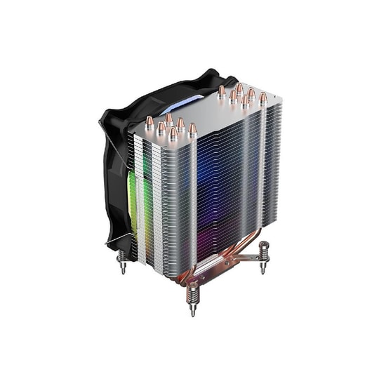 FSP NC5 Siyah ARGB Kule Tipi İşlemci Soğutucu - 120mm Fan, 6 Bakır Isı Borusu, 1600RPM, PWM, Intel/AMD Uyumlu