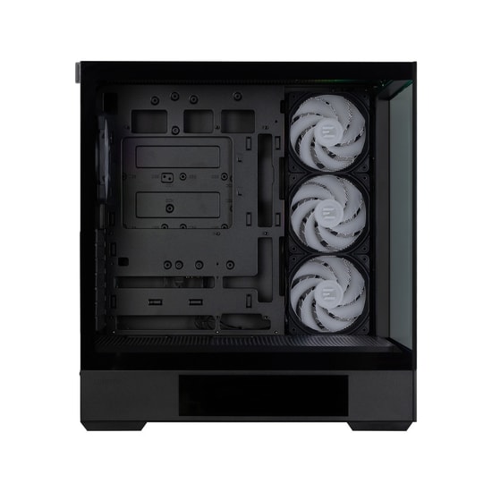 Zalman P40 DS Black Siyah Mid Tower Bilgisayar Kasası - 4x120mm ARGB Fan, USB 3.0, Type-C, 3x 2.5" Disk Yuvası