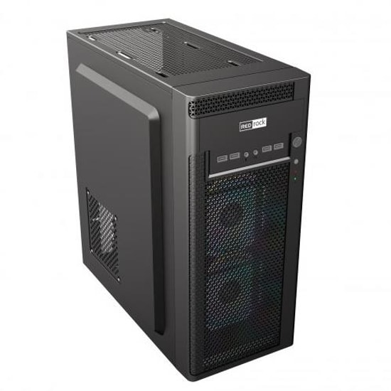 Redrock T815BB Peak 500W (Real 450W) Siyah Mid Tower ATX CAS ATX T815BB - USB, Kulaklık ve Mikrofon Çıkışlı Kasa