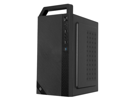 Frisby FC-2725B 300W Mini Tower Kasa - Micro ATX, 3xUSB 3.2, 80mm Fan, 2x2.5" SSD, 1x3.5" HDD Yuva, Siyah