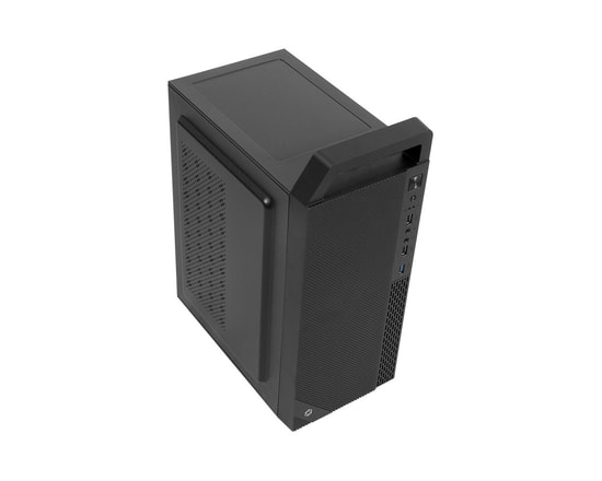Frisby FC-2725B 300W Mini Tower Kasa - Micro ATX, 3xUSB 3.2, 80mm Fan, 2x2.5" SSD, 1x3.5" HDD Yuva, Siyah