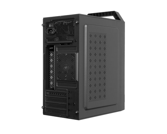 Frisby FC-2725B 300W Mini Tower Kasa - Micro ATX, 3xUSB 3.2, 80mm Fan, 2x2.5" SSD, 1x3.5" HDD Yuva, Siyah