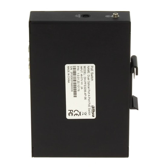 Dahua PFS3206-4P-96 4 Port Gigabit PoE Switch - Metal Kasa, 4xPoE, 2 Uplink Port, 96W PoE Gücü, Masaüstü, Yönetilemez