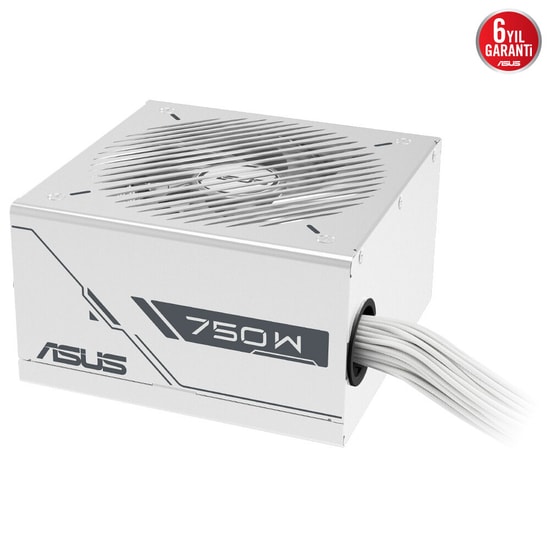 ASUS Prime 750B Beyaz Bronze 750W 80+ Bronz PSU (90YE00Y3-B0NA00) - 135mm Fan, Aktif PFC, 6 Yıl Garanti, 20+4pin ATX