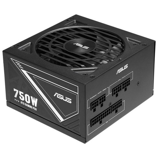 ASUS ATS-750G Gold 750W PSU (90YE04A1-B0NC00) 80+ Gold Sertifikalı, Düşük ESR Kondansatörler, Çift Bilyalı Fan