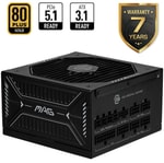 MSI MAG A850GLS PCIE5 850W 80+ Gold ATX 3.1 Güç Kaynağı - PCIe 5.1 ve 12V-2x6 Bağlantılı, Stabil ve Güçlü PSU