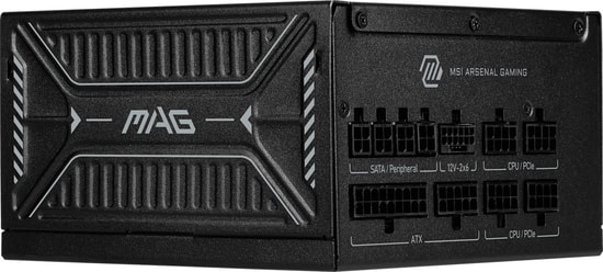 MSI MAG A850GLS PCIE5 850W 80+ Gold ATX 3.1 Güç Kaynağı - PCIe 5.1 ve 12V-2x6 Bağlantılı, Stabil ve Güçlü PSU