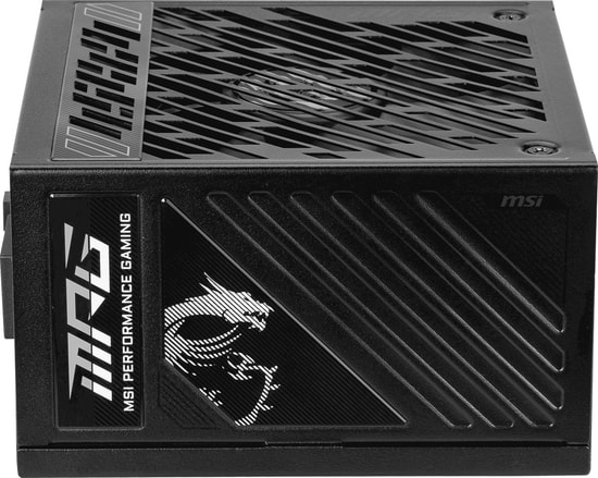 MSI MPG A850GS PCIE5 850W 80+ Gold ATX 3.1 Güç Kaynağı - Yüksek Performanslı, PCIe 5.1 ve Çift 12V-2x6 Bağlantılı PSU