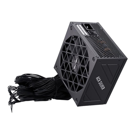 1ST Player ACK 750W 80+ Silver Güç Kaynağı - ATX3.1/PCIe 5.1, Siyah, Aktif PFC, 7 Yıl Garanti, ACK-SLV-750-BK