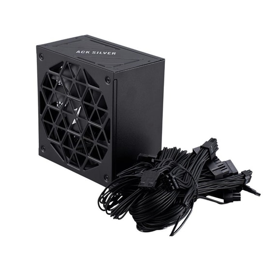 1ST Player ACK 750W 80+ Silver Güç Kaynağı - ATX3.1/PCIe 5.1, Siyah, Aktif PFC, 7 Yıl Garanti, ACK-SLV-750-BK