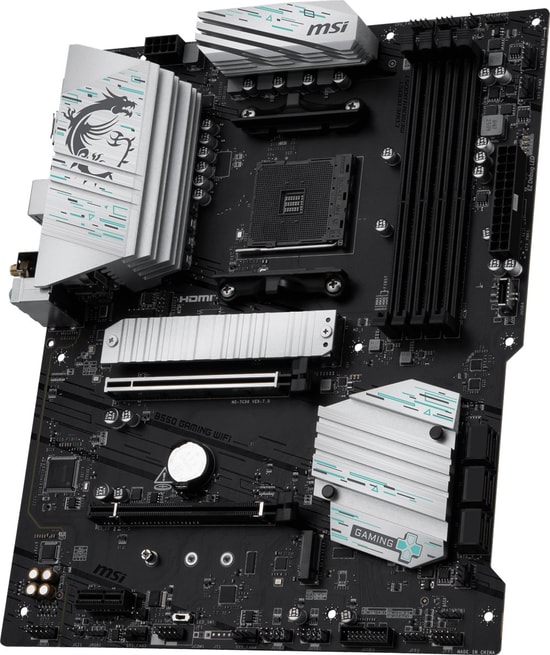MSI B550 Gaming WIFI Anakart - AM4, DDR4 4866(OC), HDMI/DP, Çift M.2, HDMI, DP, Realtek Ses, USB 10Gbps, WiFi 5, ATX