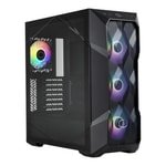 Cooler Master TD500 V2 Siyah ARGB Mid-Tower E-ATX Oyuncu Kasası (TD500V2-KGNN-STU) - Mesh Ön Panel, 4x120mm Fan