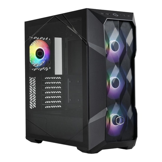 Cooler Master TD500 V2 Siyah ARGB Mid-Tower E-ATX Oyuncu Kasası (TD500V2-KGNN-STU) - Mesh Ön Panel, 4x120mm Fan