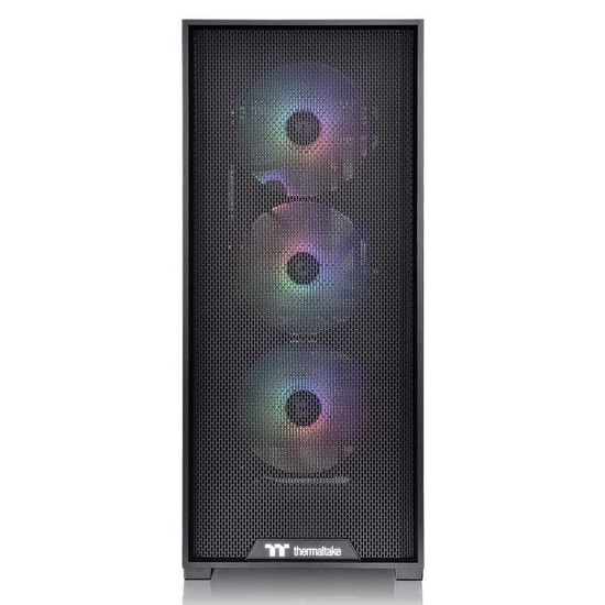 Thermaltake H390 TG 650W 80+ Bronz ARGB Mid Tower ATX Oyuncu Kasa (CA-3Y9-65S1WE-00) - 3x120mm Fan, Mesh Ön Panel