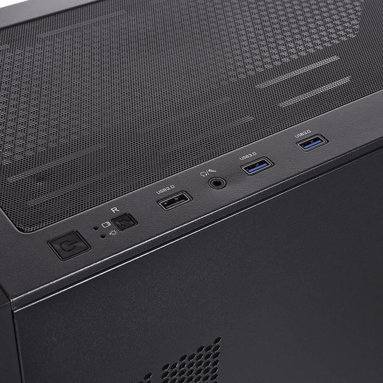 Thermaltake H390 TG 650W 80+ Bronz ARGB Mid Tower ATX Oyuncu Kasa (CA-3Y9-65S1WE-00) - 3x120mm Fan, Mesh Ön Panel
