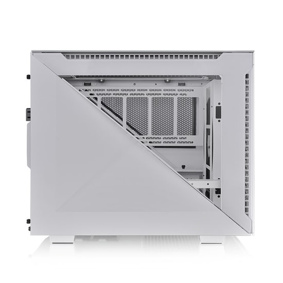 Thermaltake Divider 200 TG Air Beyaz MicroATX Kasa (CA-1V1-00S6WN-01) - Mesh Panel, Temperli Cam, USB 3.2, 7 Fan Yuvası