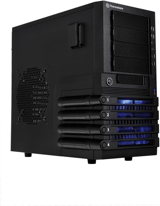 Thermaltake Level 10 GTS VO30001N2N Siyah ATX Mid Tower Oyuncu Kasası (PSU Yok) - 2x120mm LED Fan, Toz Filtreli