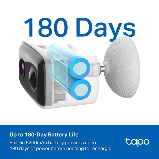 TP-Link Tapo C400 2MP 1080P Full HD Akıllı Kablosuz Dış Mekan Güvenlik Kamerası - 15 Metre, Gece Görüşlü, IP65