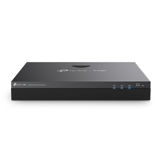 TP-Link VIGI NVR2016H 16 Kanal 4K PoE NVR Kayıt Cihazı - HDMI Video, 16MP, H.265+, 80 Mbps, VGA, USB, Uzaktan İzleme