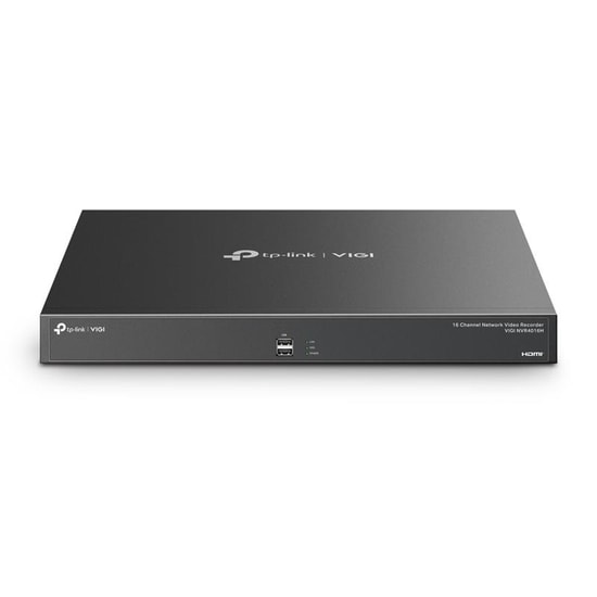 TP-LINK VIGI NVR4016H - 16 Kanal 4K NVR Kayıt Cihazı, H.265+, 4xSATA (64TB), Çift LAN, 320 Mbps, Uzaktan İzleme, ONVIF