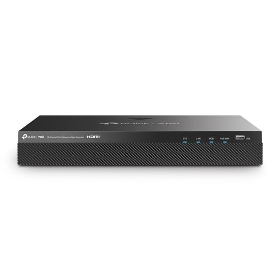 TP-Link VIGI NVR2016H V2 16 Kanal 4K NVR Kayıt Cihazı - H.265+, 2xSATA, ONVIF, Uzaktan İzleme, 16 Kanal Eş Zamanlı Video