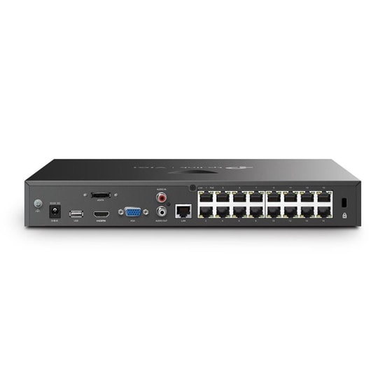 TP-Link VIGI NVR2016H V2 16 Kanal 4K NVR Kayıt Cihazı - H.265+, 2xSATA, ONVIF, Uzaktan İzleme, 16 Kanal Eş Zamanlı Video