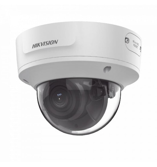 Hikvision DS-2CD2743G2-IZS (2.8-12mm) 4 MP Vandal Motorized Varifocal Dome Network Camera - Panoramik, 256GB SD Desteği