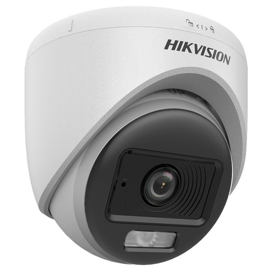 Hikvision DS-2CE70DF0T-LPFS 2MP ColorVu Dome Kamera - 2.8mm Sabit Lens, Dahili Mikrofon, 20m Gece Görüş, 4in1