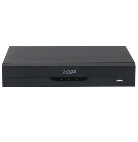 Dahua NVR2104HS-T 4 Kanal 80Mbps 8MP NVR Kayıt Cihazı - H.265, 1x8TB HDD Uyumlu, 1U, HDMI/VGA, Tak Çalıştır, 80 Mbps