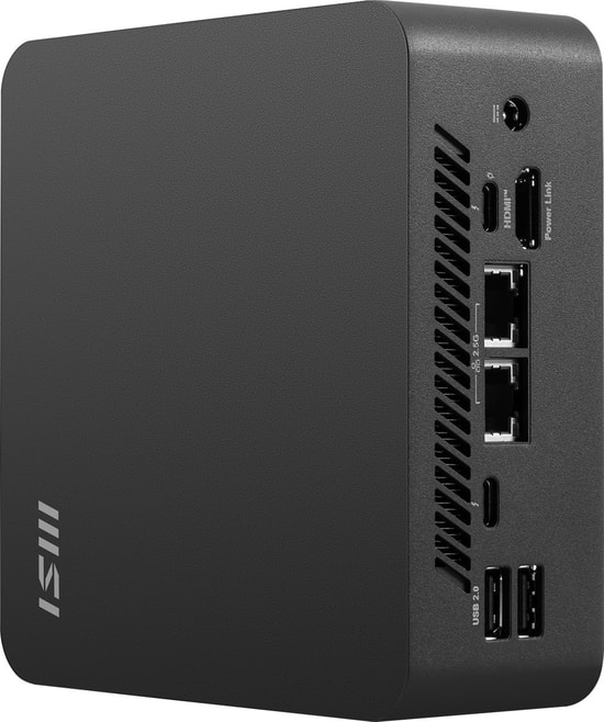 MSI Cubi NUC AI+ 2MG: Ultra 7 258V, 32GB LPDDR5X, 1TB SSD, W11Pro, Siyah Mini PC, AI Destekli, Yüksek Performans