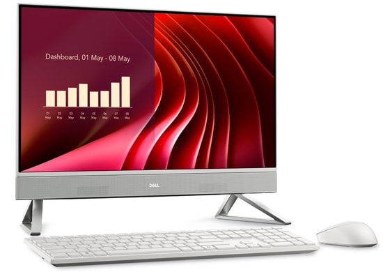 Dell OptiPlex 24 All In One (EC24501020UBU) - i5-1334U, 23.8" FHD, 16GB RAM, 512GB SSD, Ubuntu - AIO Bilgisayar