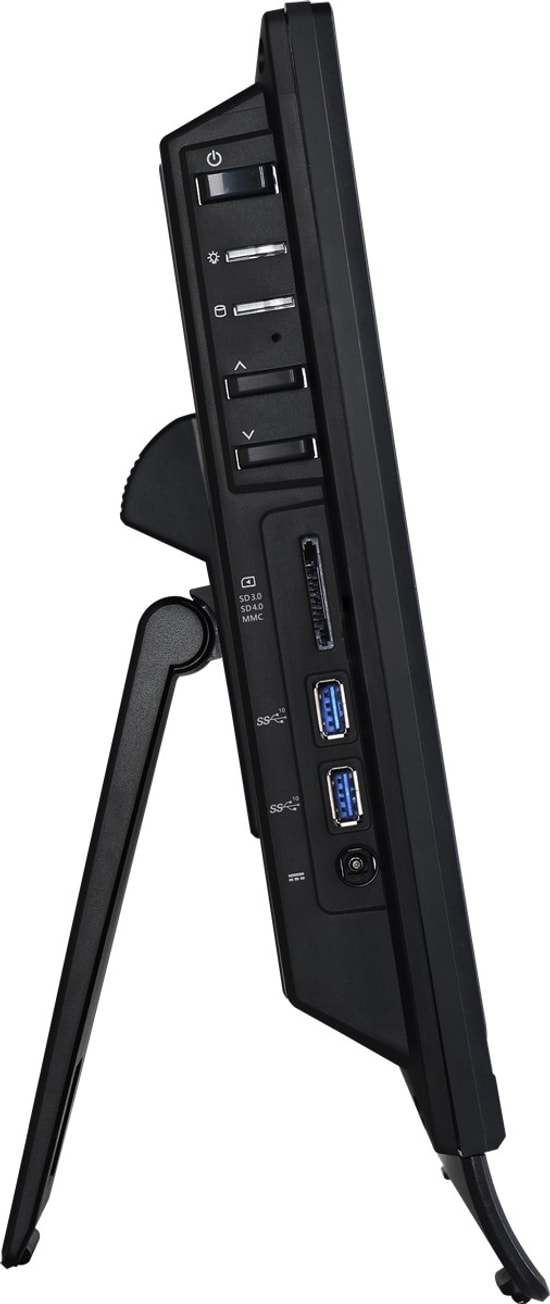 MSI PRO AP162T ADL-054EU: 15.6" FHD Dokunmatik AIO PC (Intel N100, 4GB RAM, 128GB SSD, Win11 Pro) Siyah