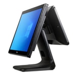 Tiwox TP-4950D: 18.5" POS PC - i5 5.Nesil, 8GB DDR3, 128GB SSD, 13.2" Müşteri Ekranı, 1366x768