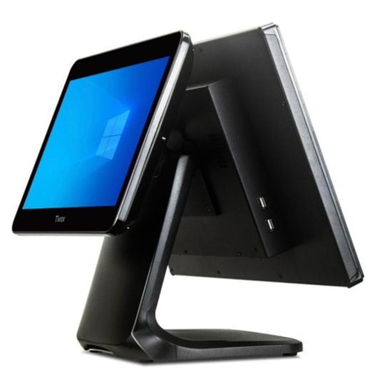Tiwox TP-4950D: 18.5" POS PC - i5 5.Nesil, 8GB DDR3, 128GB SSD, 13.2" Müşteri Ekranı, 1366x768