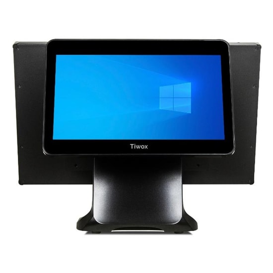 Tiwox TP-4950D: 18.5" POS PC - i5 5.Nesil, 8GB DDR3, 128GB SSD, 13.2" Müşteri Ekranı, 1366x768