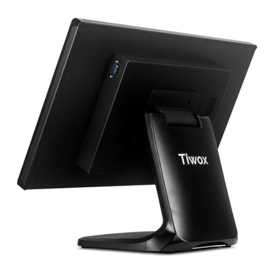 TIWOX TP-5610: 18.5" Dokunmatik POS PC - i5 10.Nesil, 8GB DDR4 RAM, 128GB NVMe SSD, 1366x768 Çözünürlük