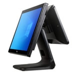 TIWOX TP-7650D: 18.5" Dokunmatik POS PC - i7 5.Nesil, 8GB DDR3 RAM, 128GB SSD, 13.2" Müşteri Ekranı, 1366x768