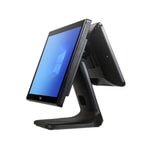 TIWOX TP-8610D: 18.5" Dokunmatik POS PC - i7 10.Nesil, 16GB DDR4 RAM, 256GB NVMe SSD, 13.2" Müşteri Ekranı, 1366x768