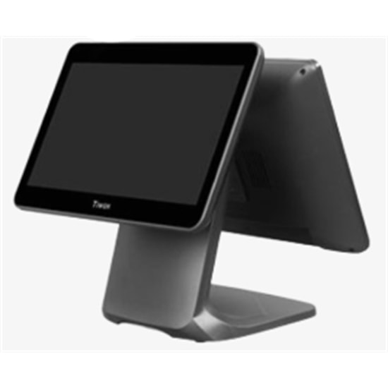TIWOX TP-9500D+: 15.6" POS PC - i7 5.Nesil, 8GB DDR3 RAM, 128GB SSD, 1366x768 Ekran + 13.3" Müşteri Ekranı, TP9500D+