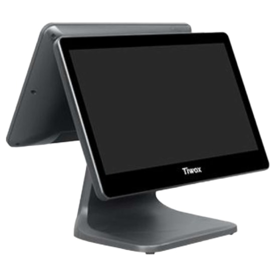 TIWOX TP-9500D+: 15.6" POS PC - i7 5.Nesil, 8GB DDR3 RAM, 128GB SSD, 1366x768 Ekran + 13.3" Müşteri Ekranı, TP9500D+